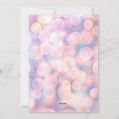 Roze Ornamenten Vrolijk kerstontwerp Feestdagenkaart (Achterkant)