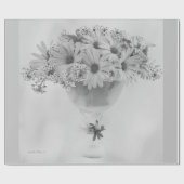 Roze osteospernum cadeaupapier (Vlak)