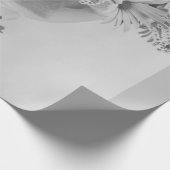 Roze osteospernum cadeaupapier (Hoek)