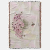 Roze osteospernum deken (Voorkant Verticaal)