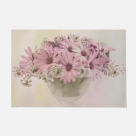 Roze osteospernum deurmat (Voorkant)