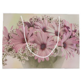 Roze osteospernum groot cadeauzakje (Achterkant)