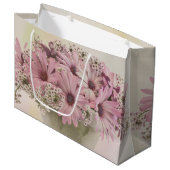 Roze osteospernum groot cadeauzakje (Voorkant Gekanteld)