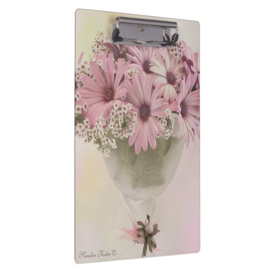 Roze osteospernum klembord (Rechts)