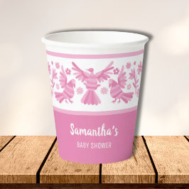 Roze otomi het is een meisje dank je papieren bekers