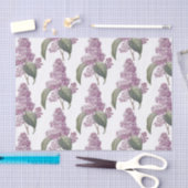 Roze oude, gefaseerde Lila afdruk ontkoppeling Tissuepapier (Craft)