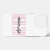 Roze oude gezonde leefgewoonten iPhone 13 Pro Hoes (Achterkant (horizontaal))