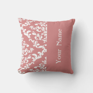 Roze oude kreupel met naam @ Emporiomoffa Kussen