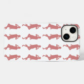 Roze oude modder GoGo Girls Case-Mate iPhone Case (Achterkant (horizontaal))