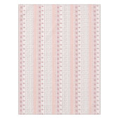 Roze Oude Rozen Landelijke Franse Boerderijstijl Tafelkleed (Voorkant)