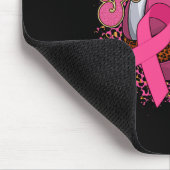 Roze Out Borstkanker Leopard Volleybal Byll Pin Muismat (Hoek)