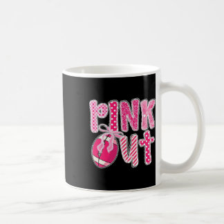 Roze Out Coquette Roze Bow Voetbal Borstkanker AW Koffiemok