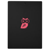 Roze ovale klembord (Achterkant)