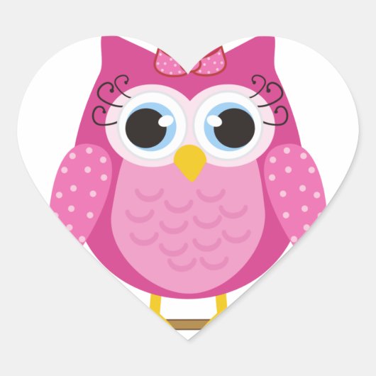 Roze ovale ontwerpen — Giften Hart Sticker (Voorkant)