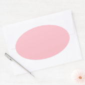 Roze Ovale Sticker (Envelop)