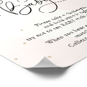 Roze over de maan Zeg niet dat het Poster van het  (Hoek)