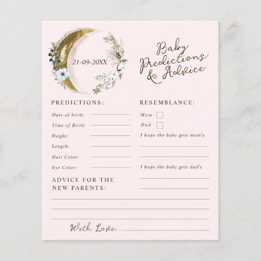 Roze over de voorspelling en het advies van de Moo (Voorkant)