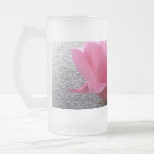 roze over grijs matglas bierpul (Links)