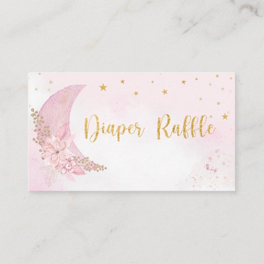 Roze over het motorische Baby shower, dunne spoel Informatiekaartje (Achterkant)