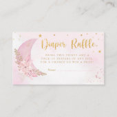 Roze over het motorische Baby shower, dunne spoel Informatiekaartje (Voorkant)