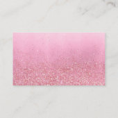 Roze over het motorische Baby shower, dunne spoel Informatiekaartje (Achterkant)