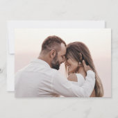 Roze Overlay Foto Save The Date (Achterkant)