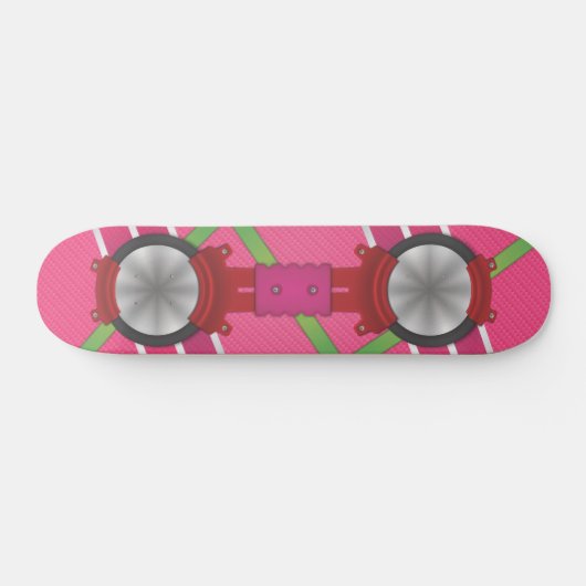 Roze overraad (NET EEN GRAFIEK!!) Skateboard (Horizontaal)