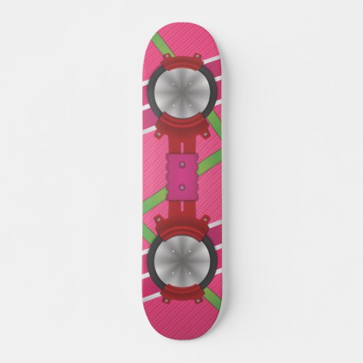Roze overraad (NET EEN GRAFIEK!!) Skateboard (Voorkant)
