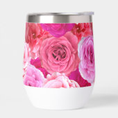 Roze Oversized Bloemen Bloemen Collage (Links)
