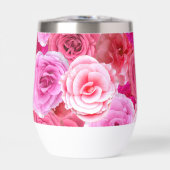 Roze Oversized Bloemen Bloemen Collage (Voorkant)