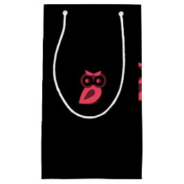 Roze Owl Gift Bag Klein Cadeauzakje