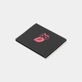 Roze Owl Post-it® notes (Schuin)
