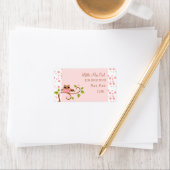 Roze Owls Mama en Baby Etiket (Insitu)