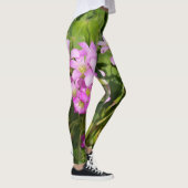 Roze Oxalis leggings wilde bloemen (Rechts)