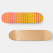 Roze oye Sunrise skateboard (Horizontaal)