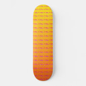 Roze oye Sunrise skateboard (Voorkant)