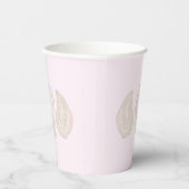 Roze Oyster Party Cups Papieren Bekers (Rechts)