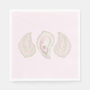 Roze Oyster servetten