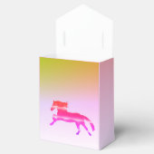 Roze paard bedankdoosjes (Geopend)