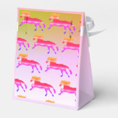 Roze paard bedankdoosjes (Achterkant)