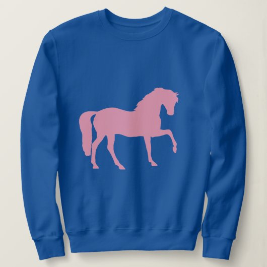 Roze paard trui (Design voorkant)