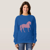 Roze paard trui (Voorkant volledig)