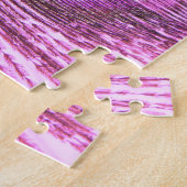 Roze paardenbloem legpuzzel (Zijkant)