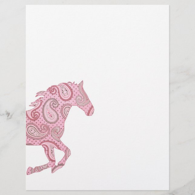  roze paardje (Voorkant)