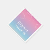 Roze Paars Blauw Afgebroken Aangepast van de Parti Servet (Hoek)