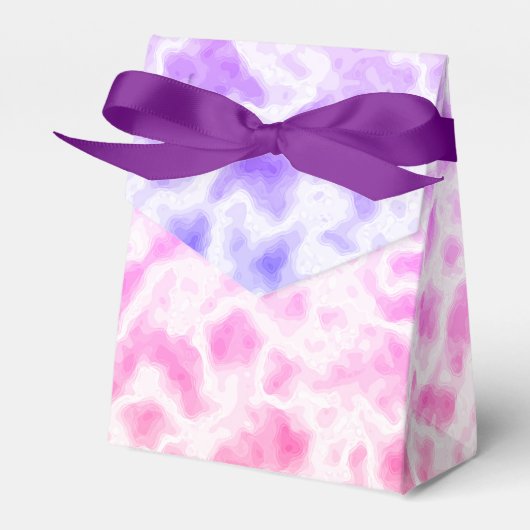 Roze Paars Blauw Bedankdoosjes (Voorkant Zijde)