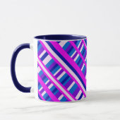 Roze Paars Blauw Spondediagram Mok (Links)
