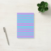 Roze Paars Blauw Strepen Patroon Post-it® Notes (Kantoor)