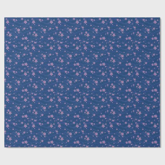 roze paars en blauw cadeaupapier (Vlak)