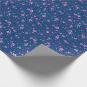 roze paars en blauw cadeaupapier (Hoek)